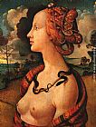 Piero di Cosimo Portrait of Simonetta Vespucci painting